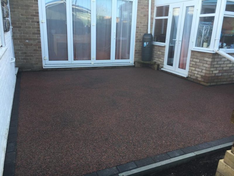 Resin Bound on Patio in Bletchley
