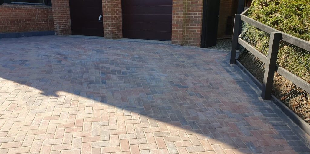 Block Paving Driveway with a Tree Removal in Milton Keynes